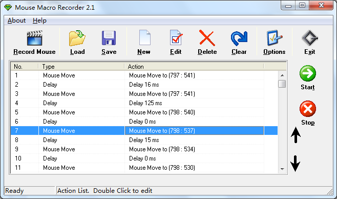 Mouse Macro Recorder screenshot